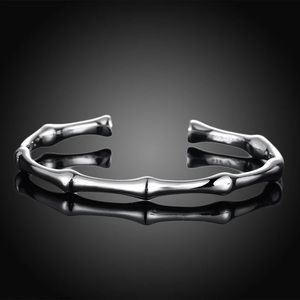 925 Sterling Silver Bamboo Bangle